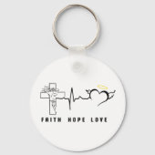FAITH HOPE LOVE SLEUTELHANGER (Voorkant)
