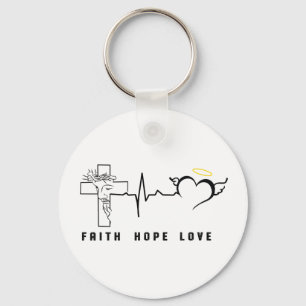 FAITH HOPE LOVE SLEUTELHANGER