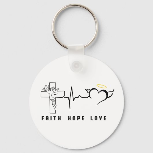 FAITH HOPE LOVE SLEUTELHANGER (Achterkant)