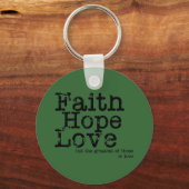 Faith Hope Love Sleutelhanger (Voorkant)