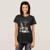 Faith Hope Love Snowman Jesus Christian Tree Chris T-shirt (Voorkant volledig)