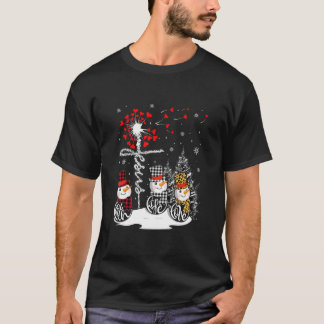 Faith Hope Love Snowman T-shirt