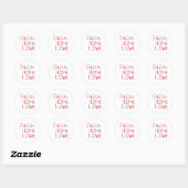 Faith Hope Love Sticker (Vel)