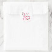 Faith Hope Love Sticker (Tas)