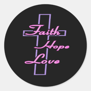 Faith Hope Love Sticker