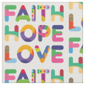 Faith Hope Love Stof (Close Up)