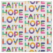 Faith Hope Love Stof (Swatch)