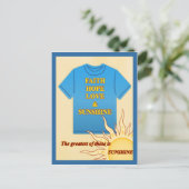 Faith, Hope, Love & Sunshine Briefkaart (Staand voorkant)
