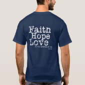  Faith Hope Love T-Shirt (Achterkant)