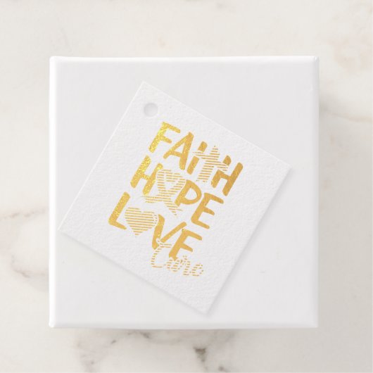 Faith Hope Love T-Shirt Sleutelhanger Button Silve Bedankjes Labels (Met doos)