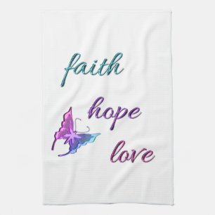 Faith Hope Love Theedoek