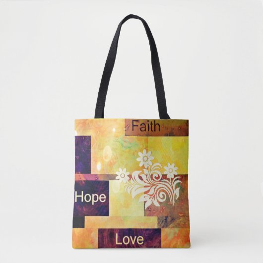Faith Hope Love Tote Bag (Voorkant)