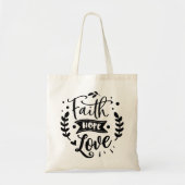 Faith Hope Love Tote Bag (Voorkant)