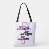 Faith, Hope & Love Tote Bag (Achterkant)