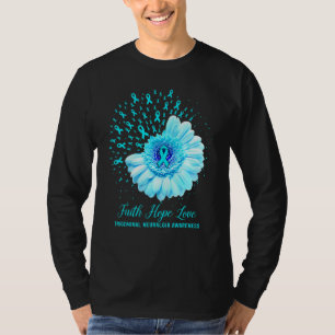 Faith Hope Love Trigeminal Neuralgia Awareness Sur T-shirt