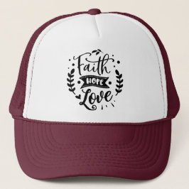 Faith Hope Love Trucker Pet