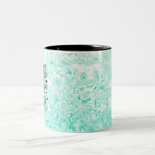 Faith Hope Love Tweekleurige Koffiemok (Center)