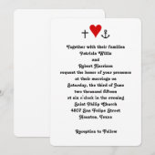 Faith Hope Love | Uitnodiging tot weddenschappen (Voorkant / Achterkant)