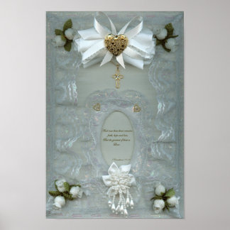 Faith, Hope, Love Wedding Poster