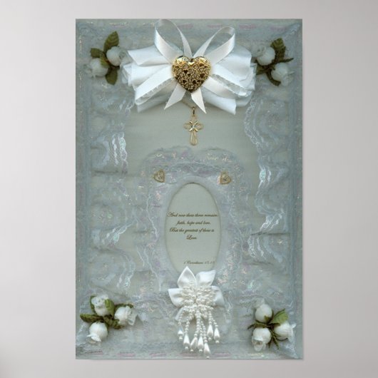 Faith, Hope, Love Wedding Poster (Voorkant)