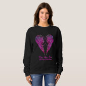 Faith Hope Love Wings T-shirt Borstkanker (Voorkant volledig)