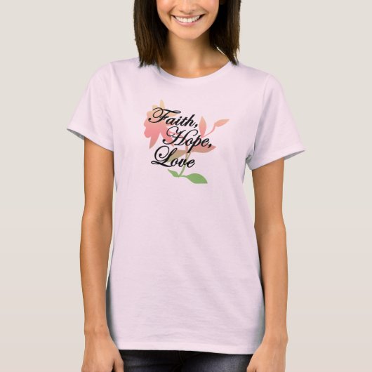 Faith Hope Love Women's T-Shirt (Voorkant)