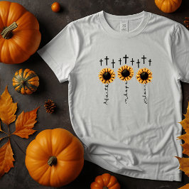 Faith, Hope, Love Zonnebloem T-shirt