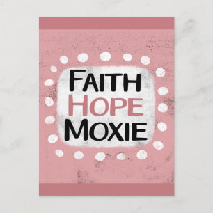 Faith Hope Moxie Briefkaart