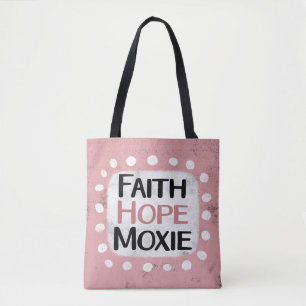 Faith Hope Moxie Canvas tas