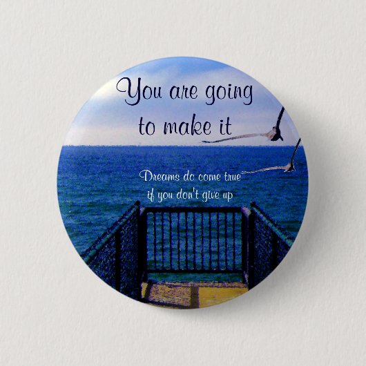 Faith & Hope_ Ronde Button 5,7 Cm (Voorkant)
