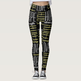 Faith HopeLoveSterke en moedige Leggings