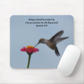 Faith Hummingbird Bible Verse Jeremiah Mouse Pad Muismat (Met muis)