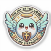 Faith Hummingbird Sticker voor Christenen (Voorkant)