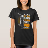 Faith I can do all things through christ christian T-shirt (Voorkant)