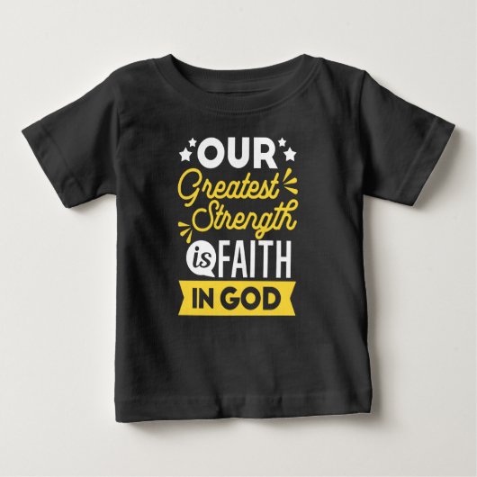 Faith in God – Our Greatest Strength Quote (Voorkant)