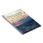 FAITH IN JEREMIAH 29:11 SUNRISE VERSE NOTITIEBOEK (Rechterzijde)