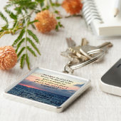 FAITH IN JEREMIAH 29:11 SUNRISE VERSE SLEUTELHANGER (Zijkant)