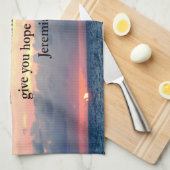 FAITH IN JEREMIAH 29:11 SUNRISE VERSE THEEDOEK (Quarter Fold)