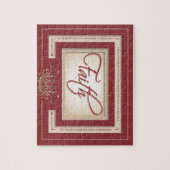 Faith in Red - Hebreeuwen 11:6 Legpuzzel (Verticaal)