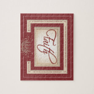 Faith in Red - Hebreeuwen 11:6 Legpuzzel