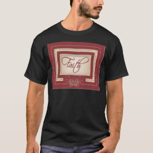Faith in Red - Hebreeuwen 11:6 T-shirt