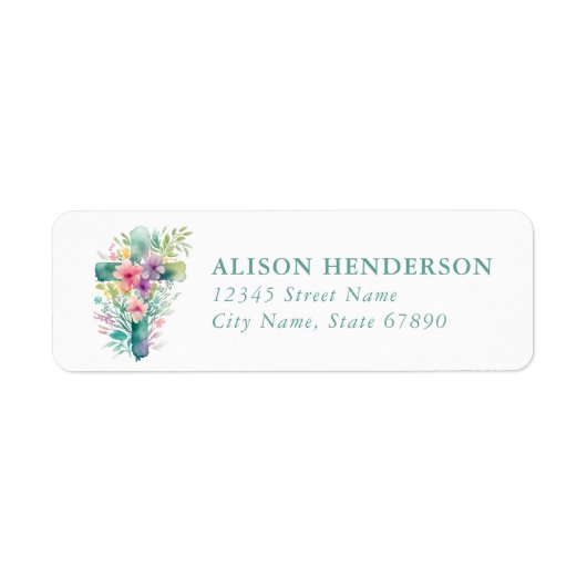 Faith & Inspirational Return Address Labels (Voorkant)
