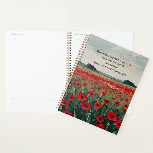 Faith-Inspired Personalized Planner (Display)