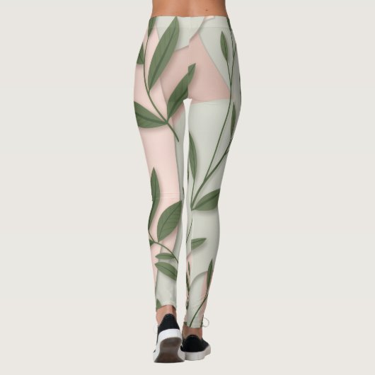 Faith Inspired Unique Design Leggings AI-ontwerp (Achterkant)