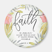 Faith Inspirerend Gift Magneet (Voorkant)