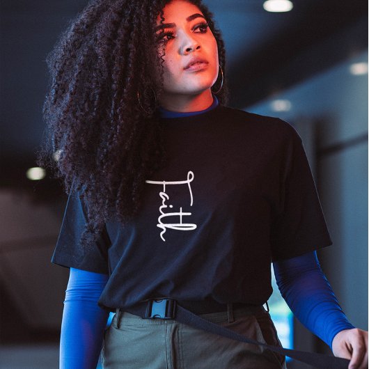 Faith Inspirerend Graphic T-Shirt
