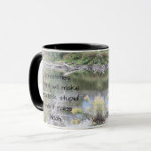 Faith Inspirerend Humor Quote Bijbel Christelijk Mok (Voorkant links)