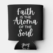 Faith is de Aroma van de soep Blikjeskoeler (Achterkant)