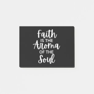 Faith is de Aroma van de soep Post-it® Notes