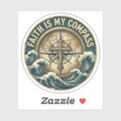 Faith is my Compass  Sticker (Vel)
